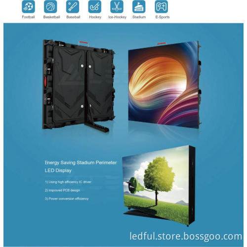 PM Series Sport Stadium Perimeter LED Display
